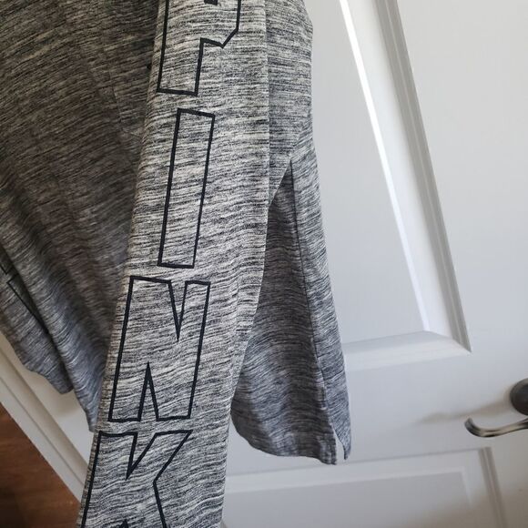 Pink Victoria's Secret Gray Long Sleeve Tee - Picture 6 of 7